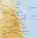 Live Cairns Weather Radar - 256km - Rain Rate