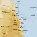 Live Cairns Weather Radar - 256km - Rain Rate