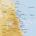 Live Cairns Weather Radar - 256km - Rain Rate