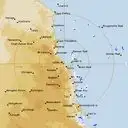 Live Cairns Weather Radar - 256km - Rain Rate