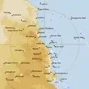 Live Cairns Weather Radar - 256km - Rain Rate