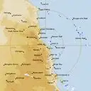 Live Cairns Weather Radar - 256km - Rain Rate