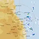 Live Cairns Weather Radar - 128km - Rain Rate