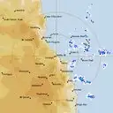 Live Cairns Weather Radar - 128km - Rain Rate