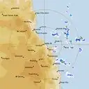 Live Cairns Weather Radar - 128km - Rain Rate