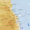 Live Cairns Weather Radar - 128km - Rain Rate