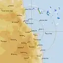 Live Cairns Weather Radar - 128km - Rain Rate