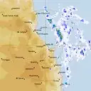 Live Cairns Weather Radar - 128km - Rain Rate