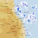 Live Cairns Weather Radar - 128km - Rain Rate
