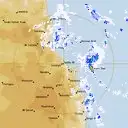 Live Cairns Weather Radar - 128km - Rain Rate