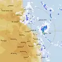 Live Cairns Weather Radar - 128km - Rain Rate