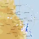 Live Cairns Weather Radar - 128km - Rain Rate