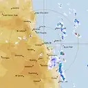 Live Cairns Weather Radar - 128km - Rain Rate