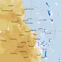 Live Cairns Weather Radar - 128km - Rain Rate