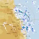 Live Cairns Weather Radar - 128km - Rain Rate