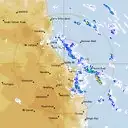 Live Cairns Weather Radar - 128km - Rain Rate