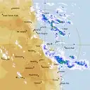 Live Cairns Weather Radar - 128km - Rain Rate