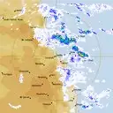 Live Cairns Weather Radar - 128km - Rain Rate