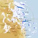 Live Cairns Weather Radar - 128km - Rain Rate