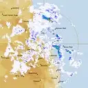 Live Cairns Weather Radar - 128km - Rain Rate