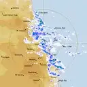 Live Cairns Weather Radar - 128km - Rain Rate