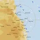 Live Cairns Weather Radar - 128km - Rain Rate