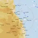 Live Cairns Weather Radar - 128km - Rain Rate