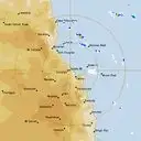 Live Cairns Weather Radar - 128km - Rain Rate