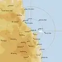 Live Cairns Weather Radar - 128km - Rain Rate