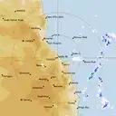 Live Cairns Weather Radar - 128km - Rain Rate