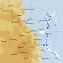 Live Cairns Weather Radar - 128km - Rain Rate