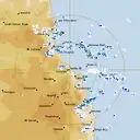 Live Cairns Weather Radar - 128km - Rain Rate