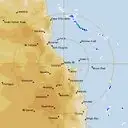 Live Cairns Weather Radar - 128km - Rain Rate