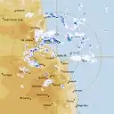 Live Cairns Weather Radar - 128km - Rain Rate