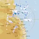 Live Cairns Weather Radar - 128km - Rain Rate