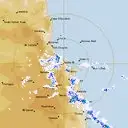 Live Cairns Weather Radar - 128km - Rain Rate
