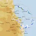 Live Cairns Weather Radar - 128km - Rain Rate