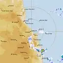 Live Cairns Weather Radar - 128km - Rain Rate