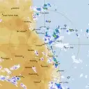 Live Cairns Weather Radar - 128km - Rain Rate