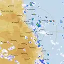Live Cairns Weather Radar - 128km - Rain Rate