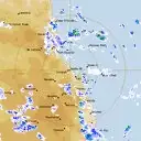 Live Cairns Weather Radar - 128km - Rain Rate