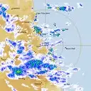 Live Cairns Weather Radar - 128km - Rain Rate