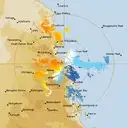 Live Cairns Weather Radar - 128km - Doppler Wind