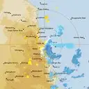 Live Cairns Weather Radar - 128km - Doppler Wind