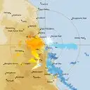 Live Cairns Weather Radar - 128km - Doppler Wind