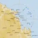 Live Mackay Weather Radar - 256km - Rain Rate
