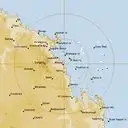 Live Mackay Weather Radar - 256km - Rain Rate