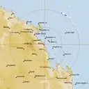 Live Mackay Weather Radar - 256km - Rain Rate