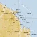Live Mackay Weather Radar - 256km - Rain Rate