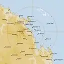 Live Mackay Weather Radar - 256km - Rain Rate